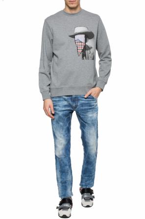 Silhouette motif sweatshirt, zdjęcie 2 Silhouette motif sweatshirt od Diesel Black Gold